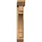 Ekena Millwork Merced Slat Smooth Bracket w/ Offset Brace, Western Red Cedar, 5 1/2"W x 28"D x 32"H BKT0604X28X32MRC06SWR - alternate 4